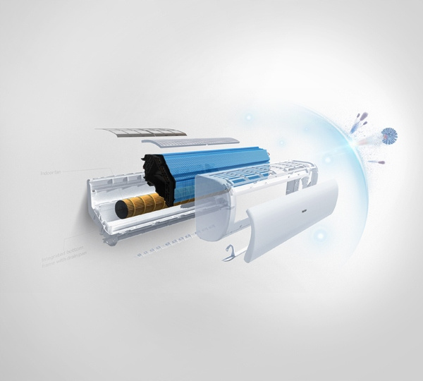 Klimatyzator Haier FLEXIS Plus 5,2 kW Biały Mat