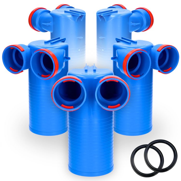 SKRZYNKA ROZPRĘŻNA REKUPERACJA 2x75 mm fi 125 AST + USZCZELKI