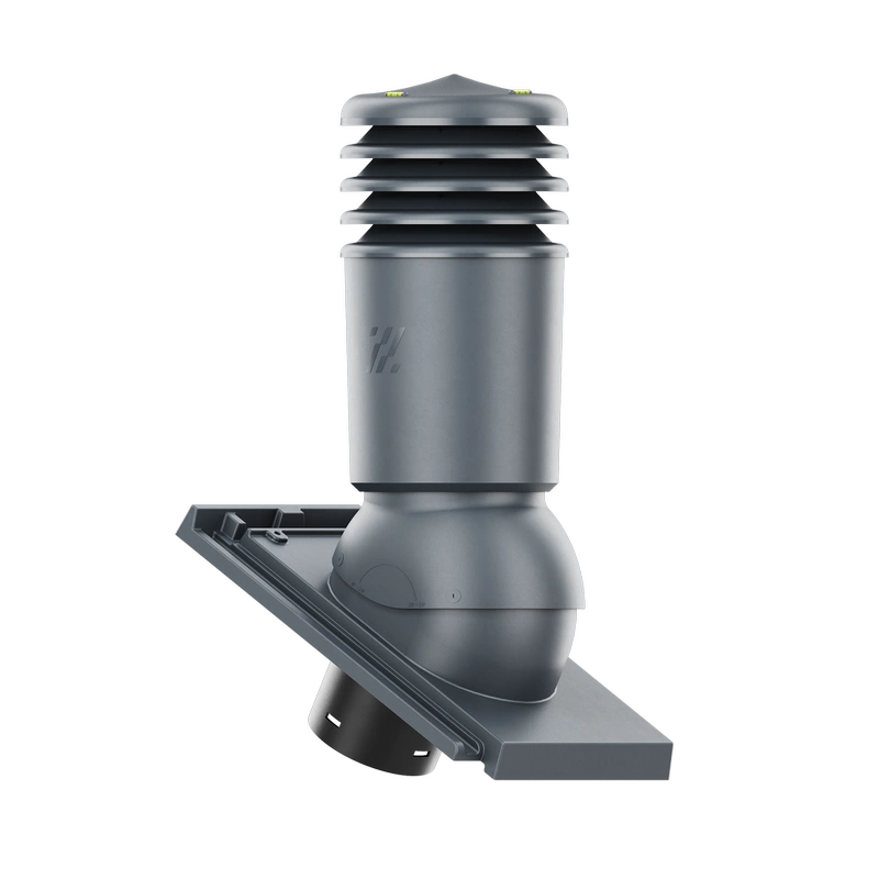 Kominek wentylacyjny do dachówki ALEGRA 9 CZARNA ANGOBA SZLACHETNA fi125 pol_pl_Kominek-wentylacyjny-WYRZUTNIA-do-pokryc-plaskich-BRAZOWY-fi125-6736_2