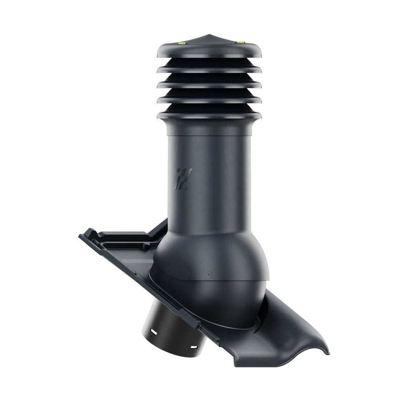 Kominek wentylacyjny do dachówki ALEGRA 9 CZARNA ANGOBA SZLACHETNA fi125 pol_pl_Kominek-wentylacyjny-WYRZUTNIA-do-pokryc-plaskich-BRAZOWY-fi125-6736_2