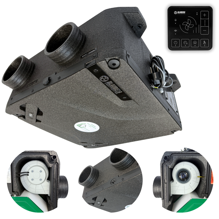 Rekuperator VENTS Reneo-Fit D 100 - EPP + STEROWNIK + WYMIENNIK ENTALPICZNY