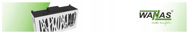 Rekuperator WANAS AIRCLASS 600 - Centrala dla biur, szkół, przedszkoli - 600 m3/h