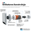 Rekuperator Ścienny Decentralny Freshpoint 160-E Pro Wi-Fi 57m3/h