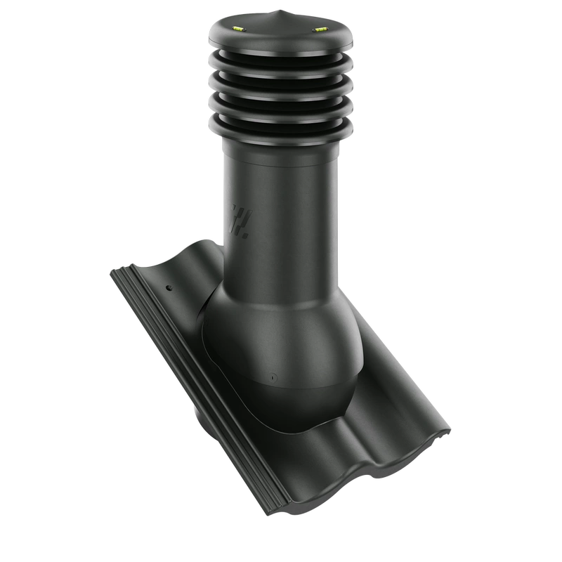 Kominek wentylacyjny do dachówki ALEGRA 9 CZARNA ANGOBA SZLACHETNA fi125 pol_pl_Kominek-wentylacyjny-WYRZUTNIA-do-pokryc-plaskich-BRAZOWY-fi125-6736_1