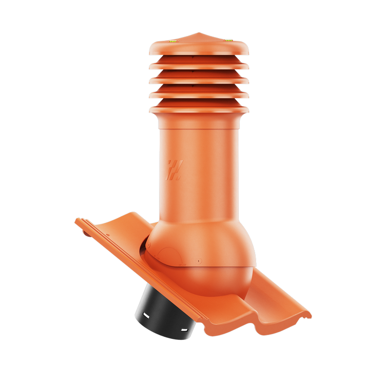 Kominek wentylacyjny do dachówki BAŁTYCKA/IKAST/SKAGEN CEGLANY fi150