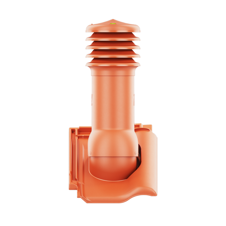 Kominek wentylacyjny do dachówki RUBIN 9V CEGLANA/MIEDZIANA ANGOBA fi150