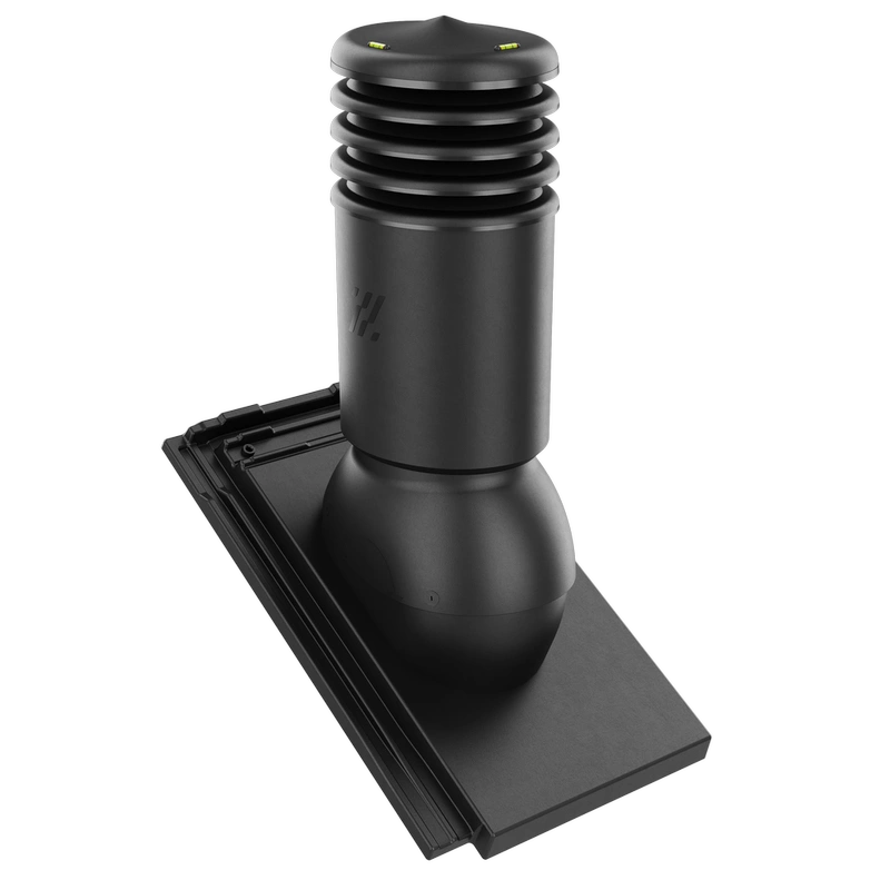 Kominek wentylacyjny do dachówki ALEGRA 9 CZARNA ANGOBA SZLACHETNA fi125 pol_pl_Kominek-wentylacyjny-WYRZUTNIA-do-pokryc-plaskich-BRAZOWY-fi125-6736_1