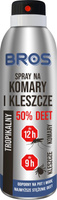 BROS Spray na komary i kleszcze 50% DEET 180ml