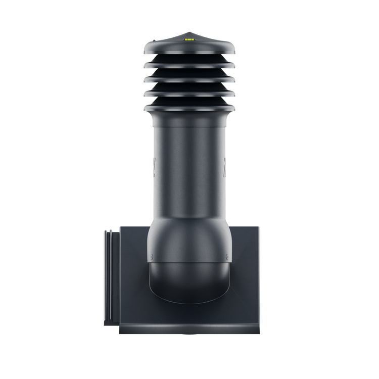 Kominek wentylacyjny do dachówki KAPSTADT DURATOP PRO GRAFITOWY fi125