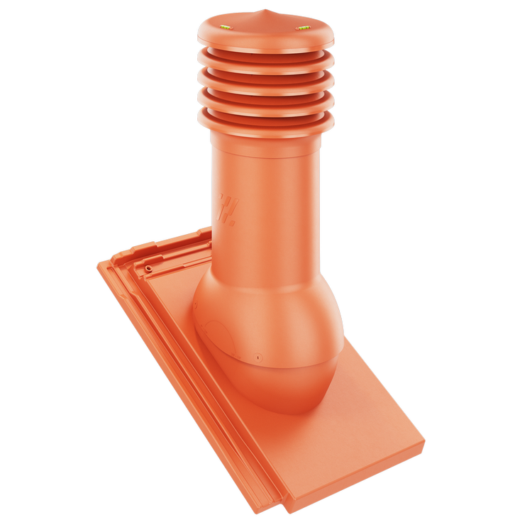 Kominek wentylacyjny do dachówki OREA 9 CZERWIEŃ NATURALNA fi125