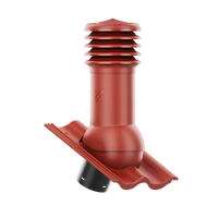 Kominek wentylacyjny do dachówki PALEMA CZERWONY/TERAKOTA fi150