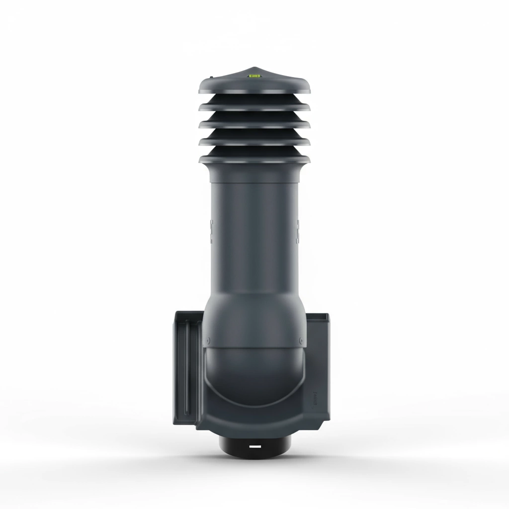 Kominek wentylacyjny do dachówki ALEGRA 9 CZARNA ANGOBA SZLACHETNA fi125 pol_pl_Kominek-wentylacyjny-WYRZUTNIA-do-pokryc-plaskich-BRAZOWY-fi125-6736_4