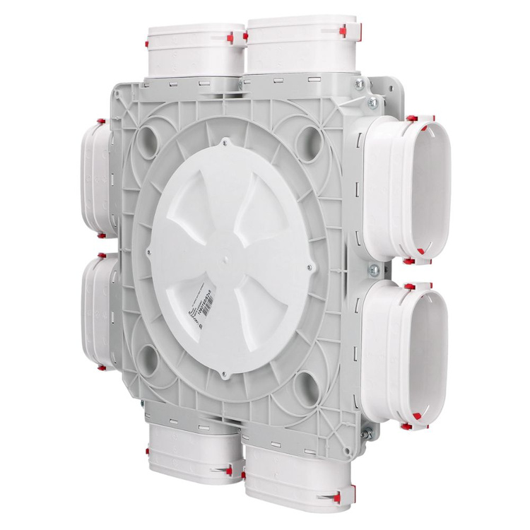 Skrzynka rozdzielcza- Rekuperacja - System Owalny FLAT 8x52 / 160mm