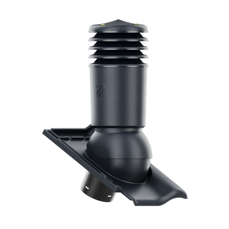 Kominek wentylacyjny do dachówki ALEGRA 9 CZARNA ANGOBA SZLACHETNA fi125 pol_pl_Kominek-wentylacyjny-WYRZUTNIA-do-pokryc-plaskich-BRAZOWY-fi125-6736_2