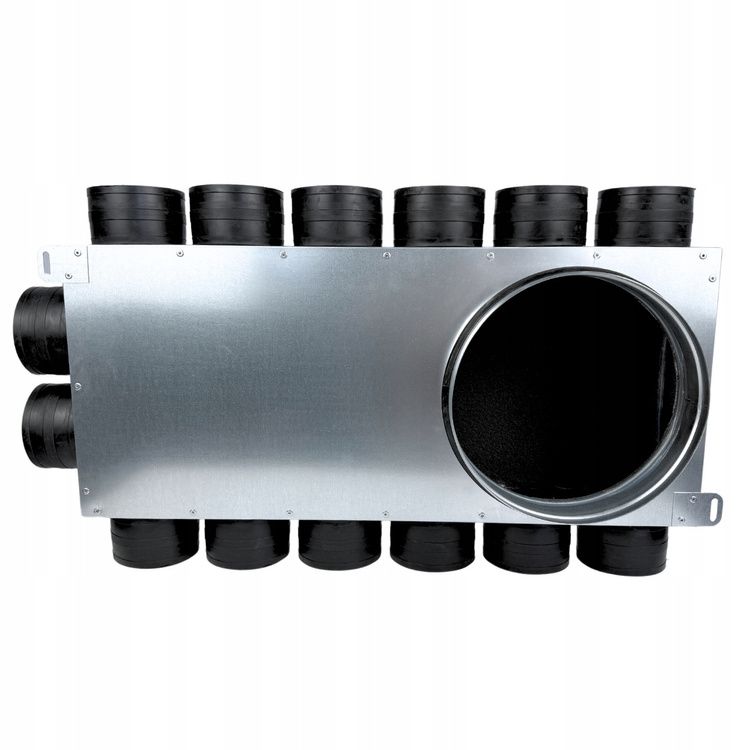 Skrzynka rozdzielcza rozdzielacz rurowy wentylacyjny fi 160 / 14x75 mm