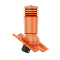 Kominek wentylacyjny IZOLOWANY do dachówki CELTYCKA CEGLANY fi150