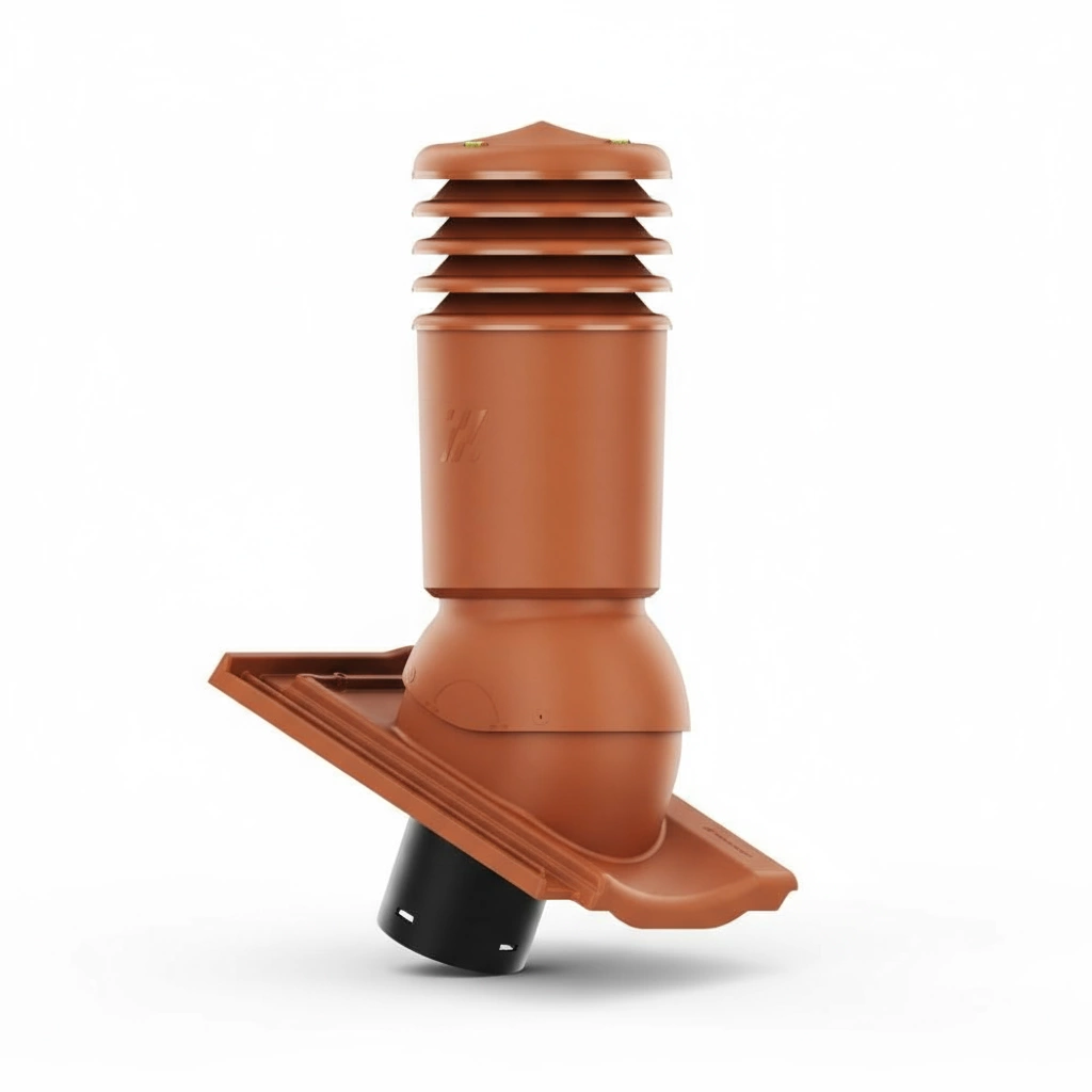 Kominek wentylacyjny do dachówki ALEGRA 9 CZARNA ANGOBA SZLACHETNA fi125 pol_pl_Kominek-wentylacyjny-WYRZUTNIA-do-pokryc-plaskich-BRAZOWY-fi125-6736_2