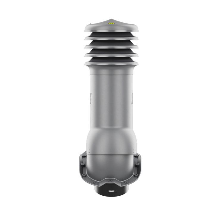 Kominek Wentylacyjny WYRZUTNIA fi150mm do blachy trapezowej T18 GRAFIT RAL 7024