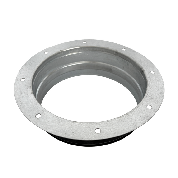 Króciec przyłączeniowy (sztucer) Ø200 z uszczelką do rozdzielaczy – ocynk