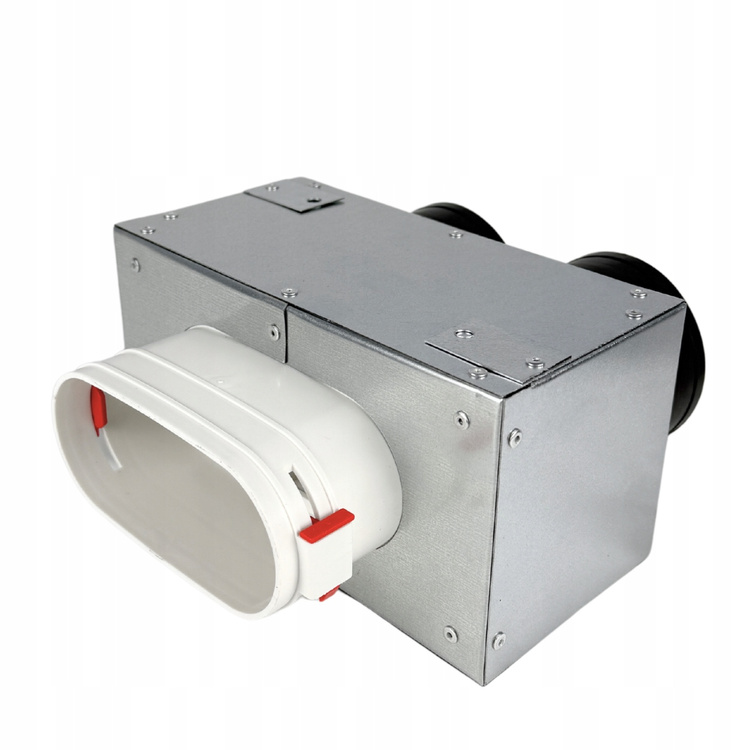 Redukcja 52x117 / fi 75 Przejście System Owalny FLAT na 2x75 mm