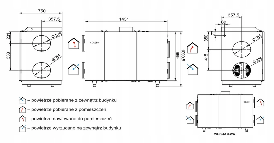 Rekuperator WANAS COMBO 1330H Centrala wentylacyjna pol_pl_Rekuperator-WANAS-COMBO-1330H-Centrala-wentylacyjna-6333_4