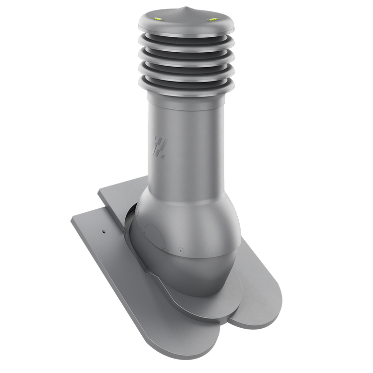 Kominek wentylacyjny do dachówki KARPIÓWKI GRAFIT RAL 7024 fi125