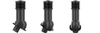 Kominek Wentylacyjny WYRZUTNIA fi125mm do blachy trapezowej  T18 BRĄZOWY RAL 8017