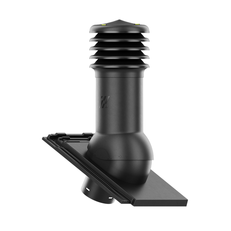 Kominek wentylacyjny do dachówki OREA 9 CZARNA ANGOBA SZLACHETNA fi125