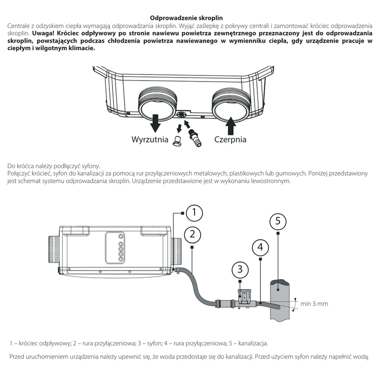 Rekuperator VENTS Reneo-Fit D 100 - EPP + BIAŁY PANEL STERUJĄCY
