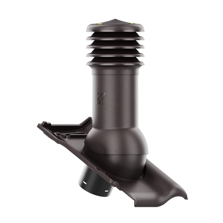 Kominek wentylacyjny do dachówki TITANIA BRĄZOWA fi125