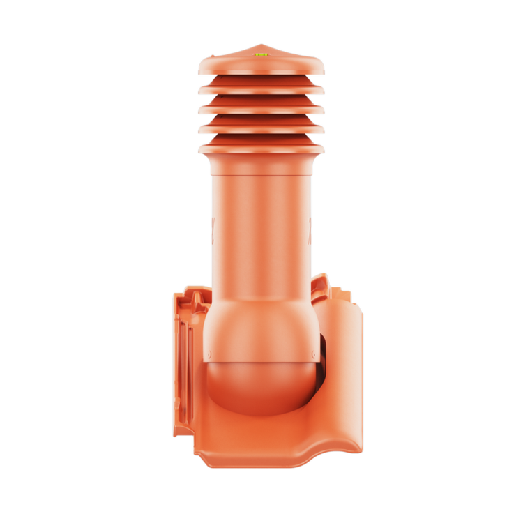 Kominek wentylacyjny do dachówki PIEMONT NATURALNA CZERWONA/MIEDZIANA ANGOBA fi150