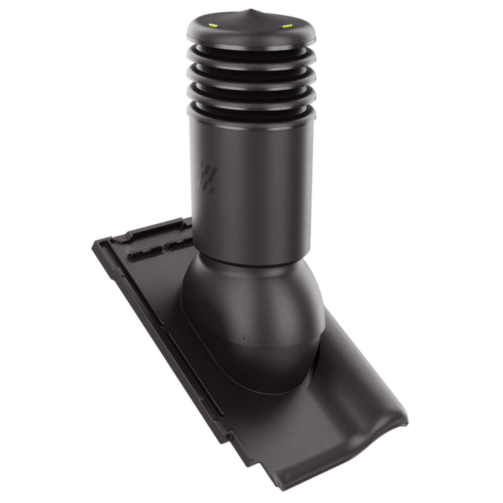 Kominek wentylacyjny do dachówki ALEGRA 9 CZARNA ANGOBA SZLACHETNA fi125 pol_pl_Kominek-wentylacyjny-WYRZUTNIA-do-pokryc-plaskich-BRAZOWY-fi125-6736_1