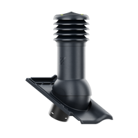 Kominek wentylacyjny do dachówki RUBIN 9V ANTRACYT ANGOBA fi125