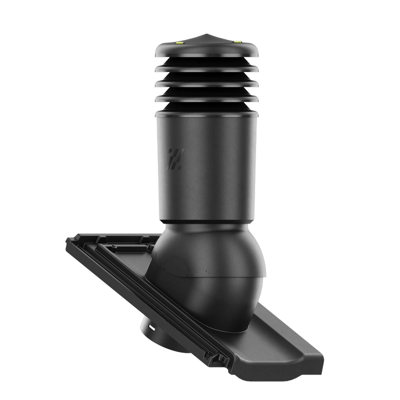 Kominek wentylacyjny do dachówki ALEGRA 9 CZARNA ANGOBA SZLACHETNA fi125 pol_pl_Kominek-wentylacyjny-WYRZUTNIA-do-pokryc-plaskich-BRAZOWY-fi125-6736_2