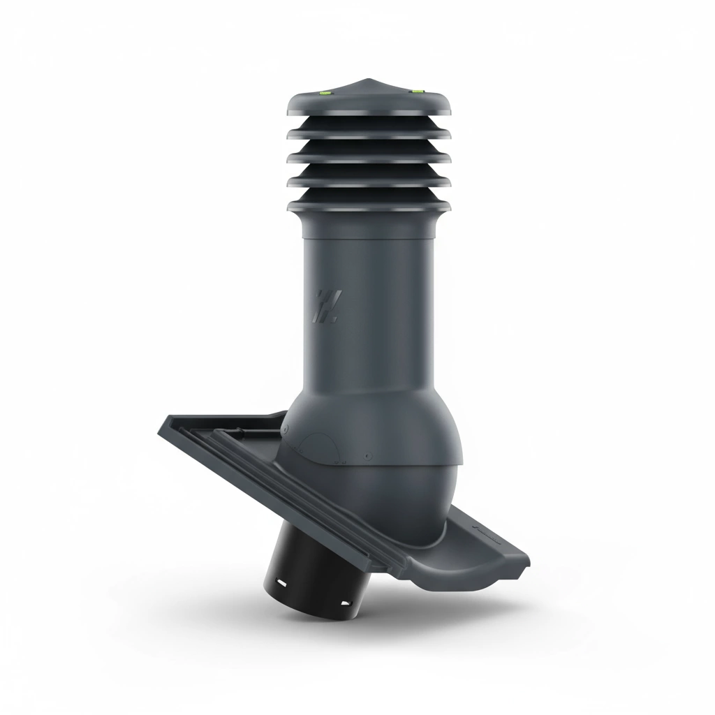 Kominek wentylacyjny do dachówki ALEGRA 9 CZARNA ANGOBA SZLACHETNA fi125 pol_pl_Kominek-wentylacyjny-WYRZUTNIA-do-pokryc-plaskich-BRAZOWY-fi125-6736_2