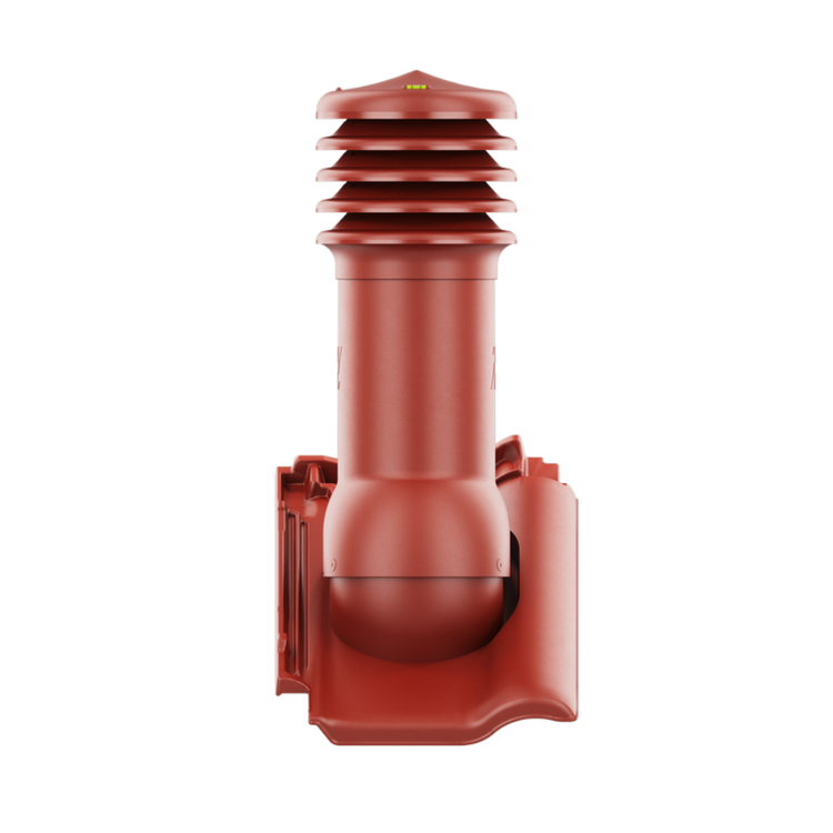 Kominek wentylacyjny do dachówki PIEMONT TRENTINO (CZERWONA) ANGOBA fi125