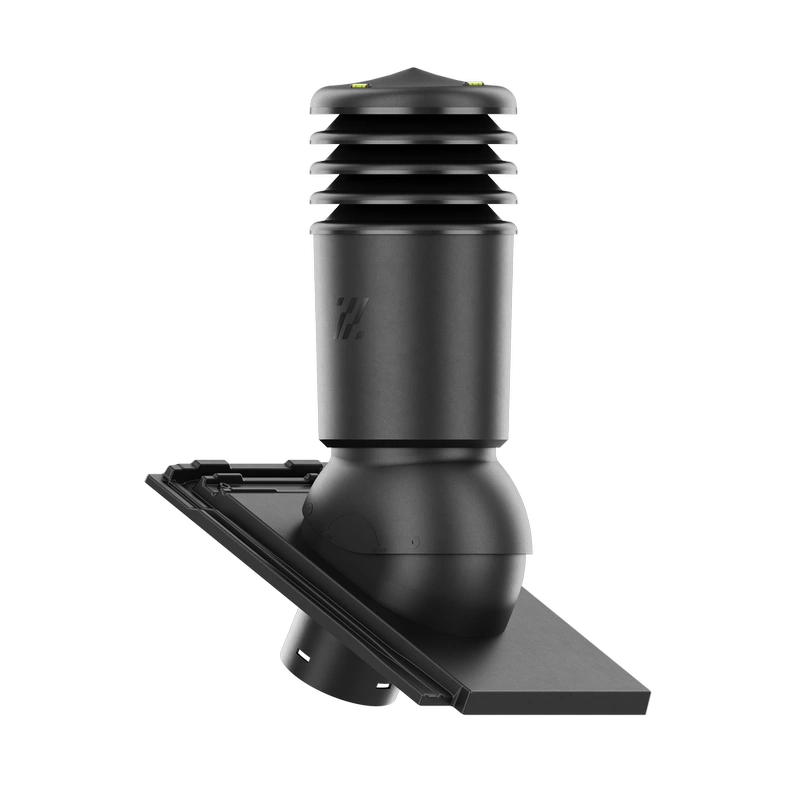 Kominek wentylacyjny do dachówki ALEGRA 9 CZARNA ANGOBA SZLACHETNA fi125 pol_pl_Kominek-wentylacyjny-WYRZUTNIA-do-pokryc-plaskich-BRAZOWY-fi125-6736_2