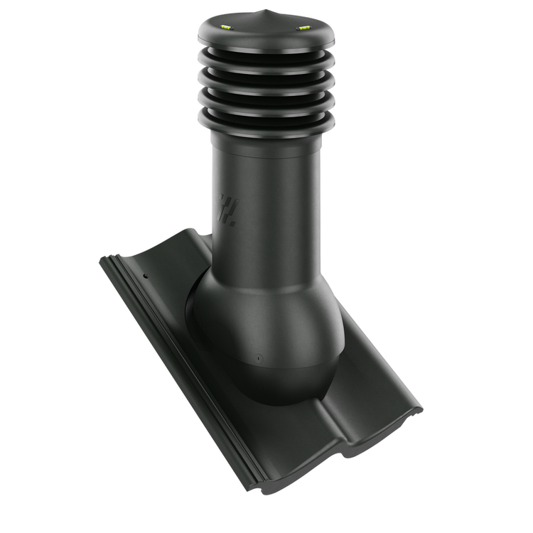 Kominek wentylacyjny do dachówki BAŁTYCKA/IKAST/SKAGEN GRAFITOWY fi150