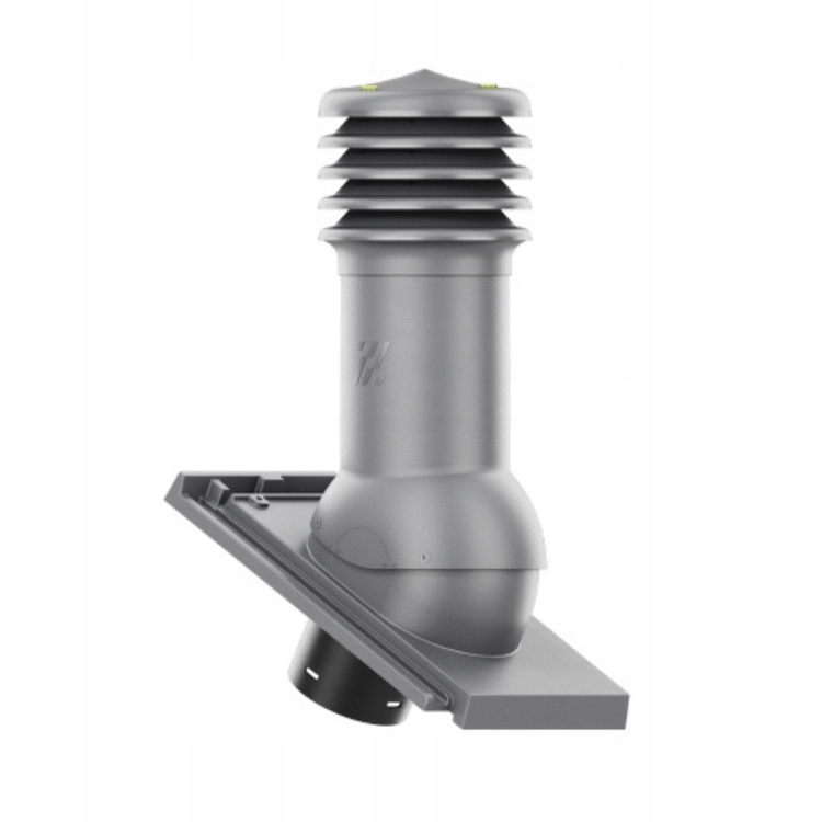 Kominek wentylacyjny do dachówki DOMINO SZARA/ŁUPEK ANGOBA fi125