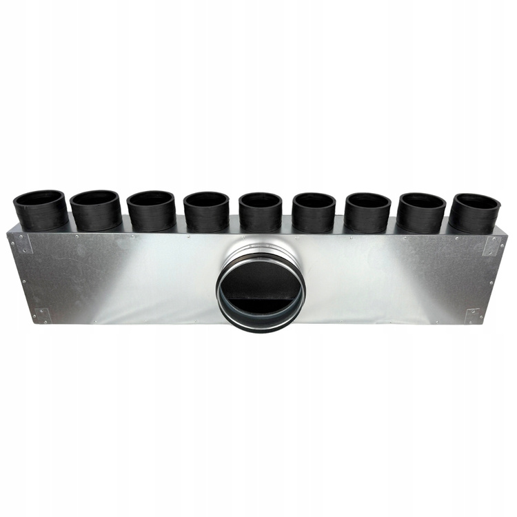 Rozdzielacz wentylacyjny skrzynka rozdzielcza 9x75 fi 160 REKUPERACJA fi75