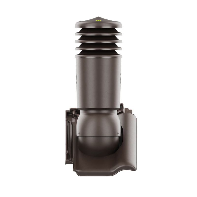 Kominek wentylacyjny do dachówki ALEGRA 9 CZARNA ANGOBA SZLACHETNA fi125 pol_pl_Kominek-wentylacyjny-WYRZUTNIA-do-pokryc-plaskich-BRAZOWY-fi125-6736_4