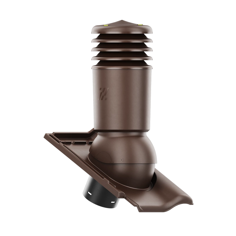 Kominek wentylacyjny do dachówki ALEGRA 9 CZARNA ANGOBA SZLACHETNA fi125 pol_pl_Kominek-wentylacyjny-WYRZUTNIA-do-pokryc-plaskich-BRAZOWY-fi125-6736_2