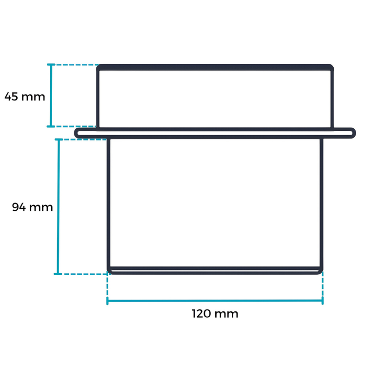 Adapter wpust kominowy FLATLINE BASIC fi160 na 140x140 mm