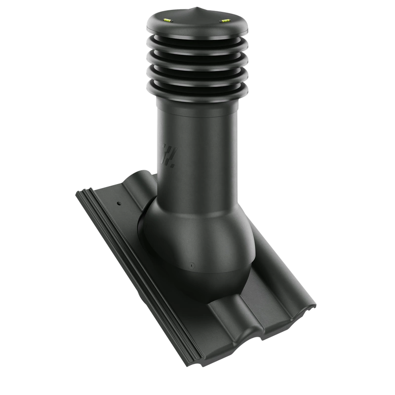 Kominek wentylacyjny do dachówki ALEGRA 9 CZARNA ANGOBA SZLACHETNA fi125 pol_pl_Kominek-wentylacyjny-WYRZUTNIA-do-pokryc-plaskich-BRAZOWY-fi125-6736_1