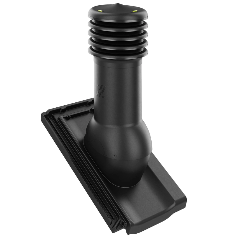 Kominek wentylacyjny do dachówki ALEGRA 9 CZARNA ANGOBA SZLACHETNA fi125 pol_pl_Kominek-wentylacyjny-WYRZUTNIA-do-pokryc-plaskich-BRAZOWY-fi125-6736_1