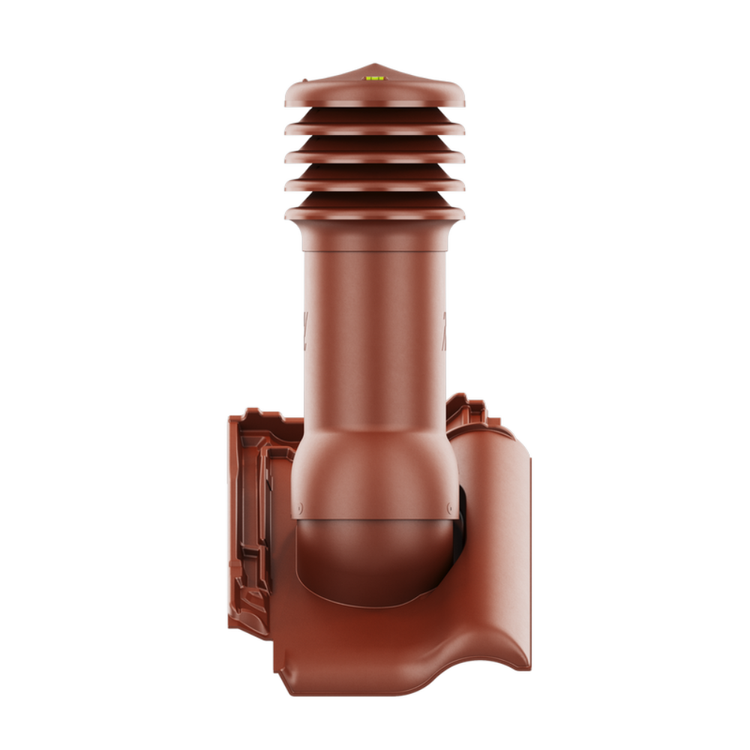 Kominek wentylacyjny do dachówki TITANIA KASZTANOWA fi125