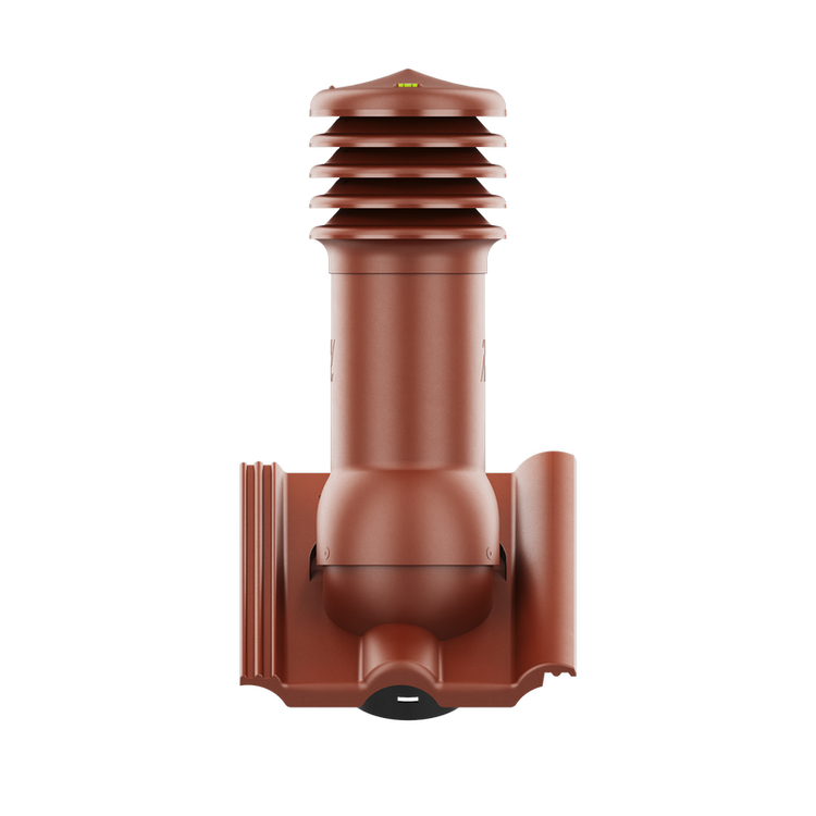 Kominek wentylacyjny do dachówki ROMAŃSKA KASZTANOWY CISAR fi125