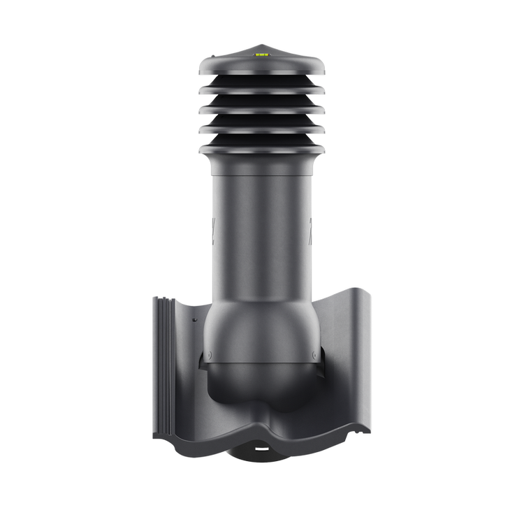 Kominek wentylacyjny do dachówki GOTEBORG PLANAR GRAFIT fi150