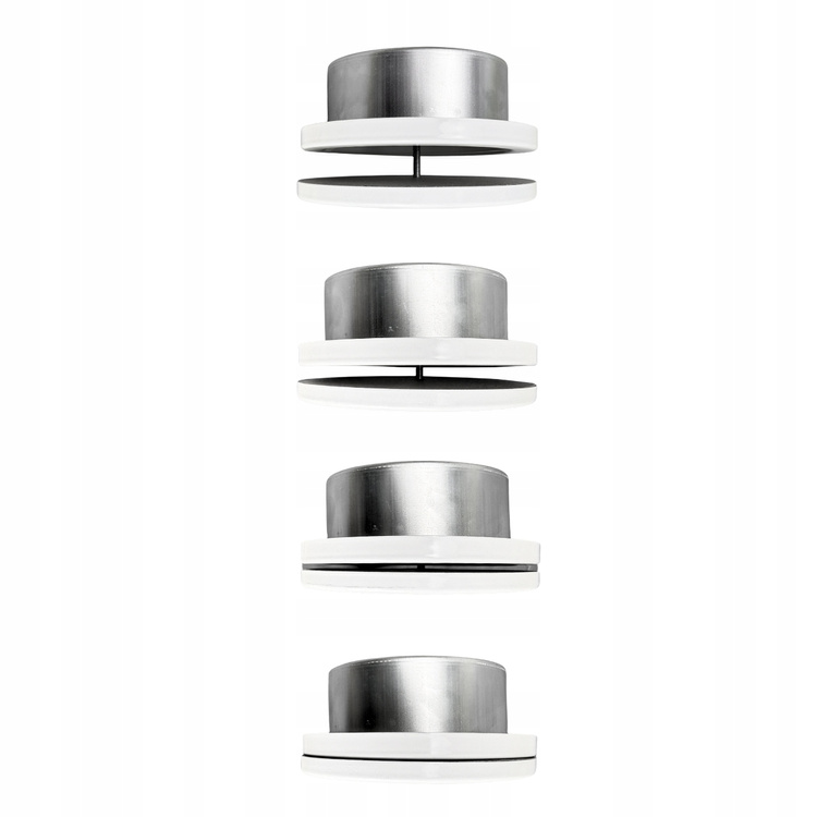 ANEMOSTAT nawiewno wywiewny tłumiący fi100 + ramka montażowa