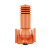 Kominek wentylacyjny IZOLOWANY do dachówki HEIDELBERG PLANAR CZERWONY fi150
